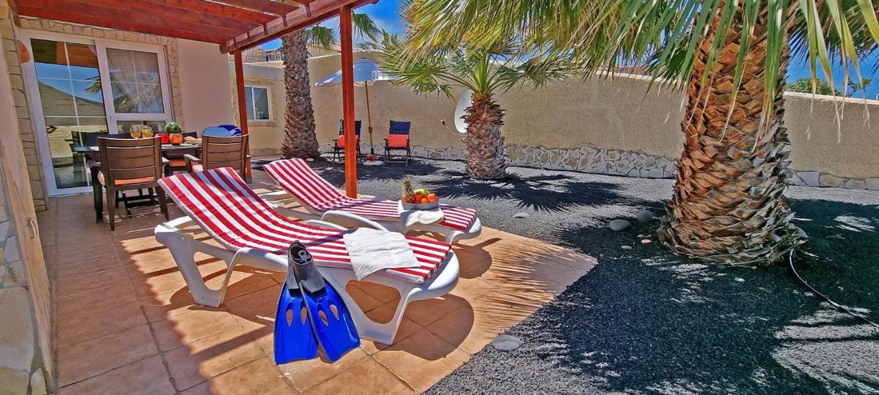 Ferienhaus Casa Oasis - La Pared - Garten - Meerblick 外观 照片